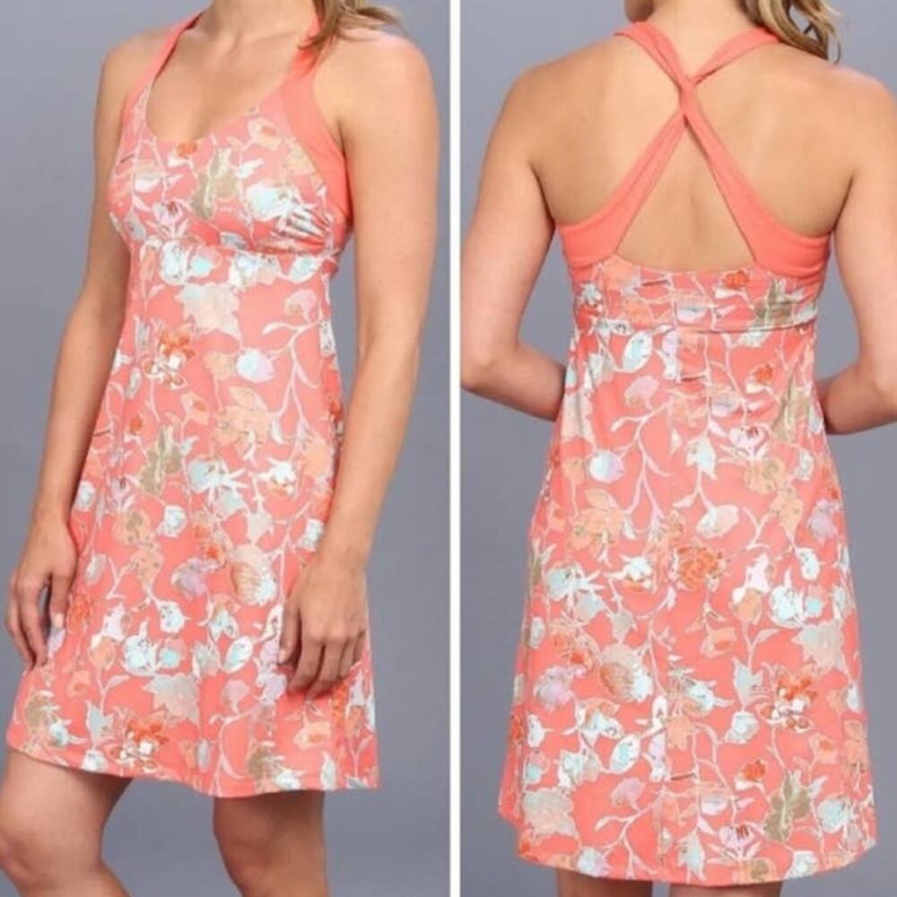 Patagonia Morning Glory Dress Orange Crossback Orange Size Small